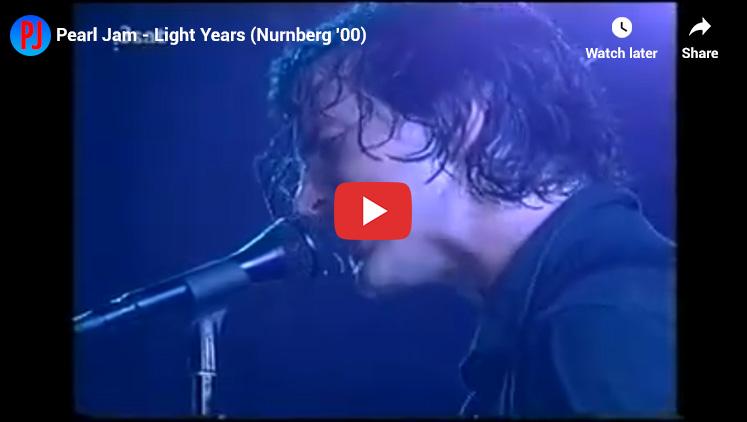 11. Light Years - Top Pearl jam Songs