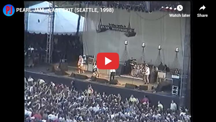 15. Last Exit - Top Pearl jam Songs