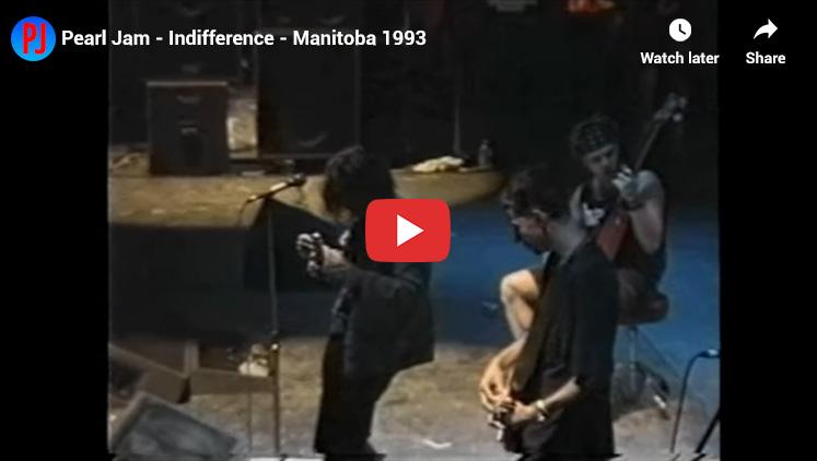 21. Indifference - Top Pearl jam Songs