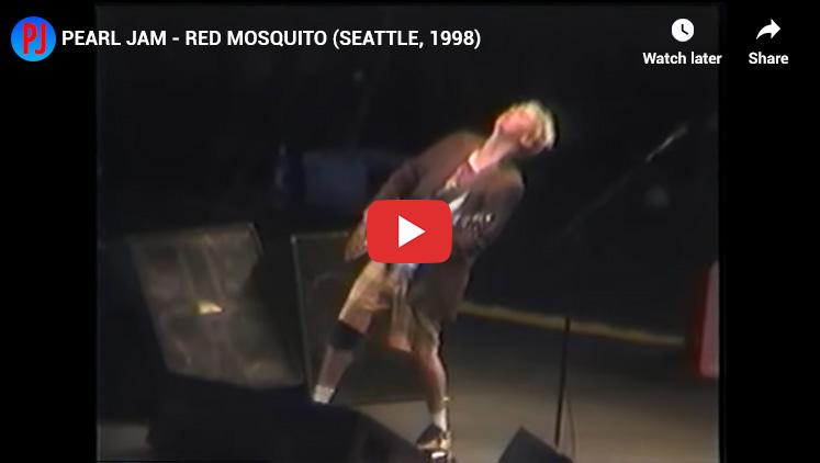 22. Red Mosquito - Top Pearl jam Songs