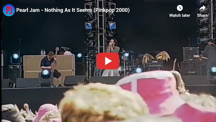 29. Nothing As It Seems - Binaural - Top Pearl jam Songs