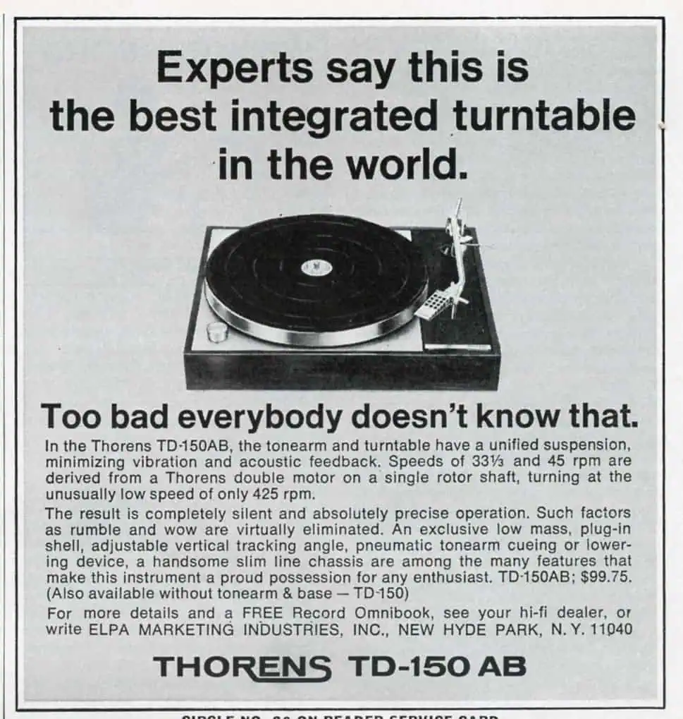 Vintage record player