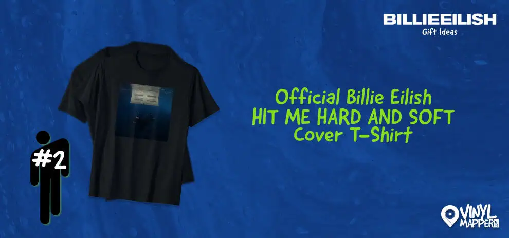 Perfect Presents for Billie Eilish Lovers Official Billie Eilish HIT ME HARD AND SOFT Cover T-Shirt