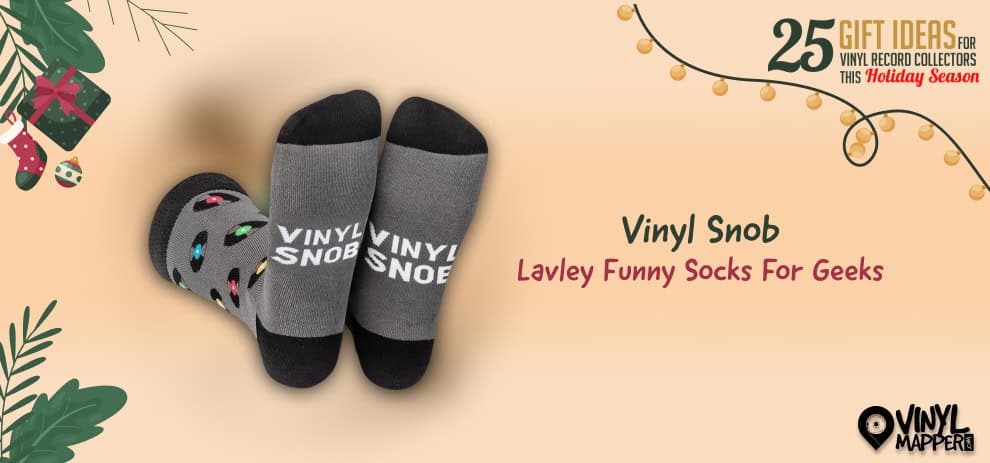 Best Apparel Gifts for Vinyl Lovers This Christmas Lavley Funny Socks For Geeks – Vinyl Snob