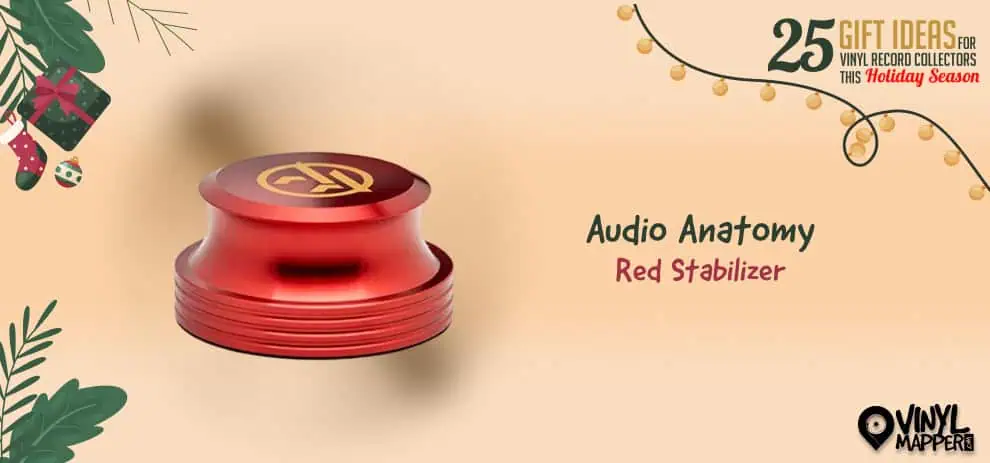 Best Christmas Gifts for New Vinyl Collectors Audio Anatomy – Red Stabilizer