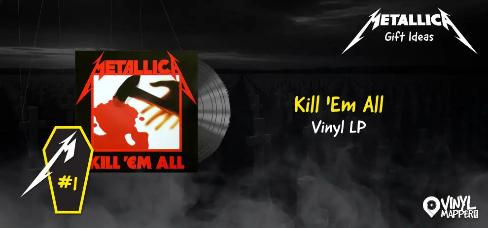The best Metallica gifts every fan will love - Kill 'em all Vinyl LP