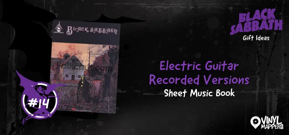 Unique Black Sabbath Gifts for the Holidays - Black Sabbath Electric Guitar Songbook