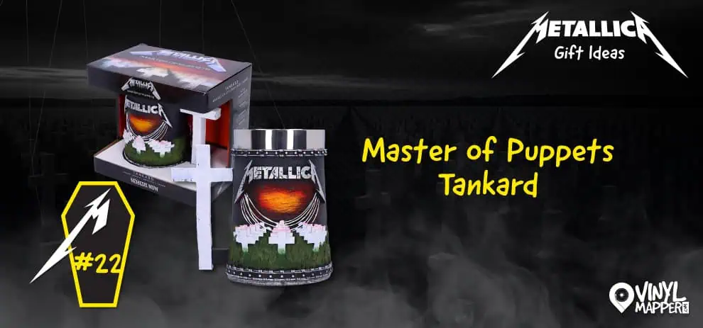 Affordable and premium Metallica gifts for every fan - Master of Puppets Tankard