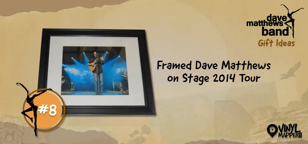 Dave Matthews Band Home Decor for Fans - Framed Dave Matthews on Stage 2014 Tour Print